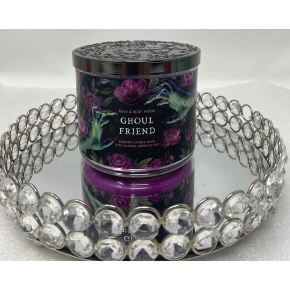 Bath & Body Works 3-wick Scented Candle Halloween GHOUL FRIEND w/essential oils - Picture 1 of 4